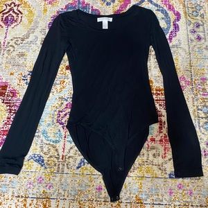 Black Long Sleeve Body Suit